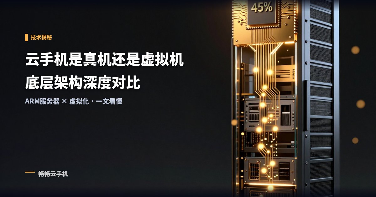 云手机是真机还是虚拟机?底层架构深度对比