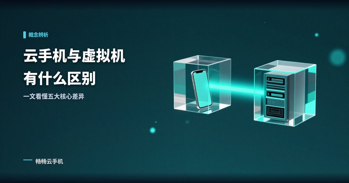 云手机与虚拟机有什么区别:一文看懂核心差异!